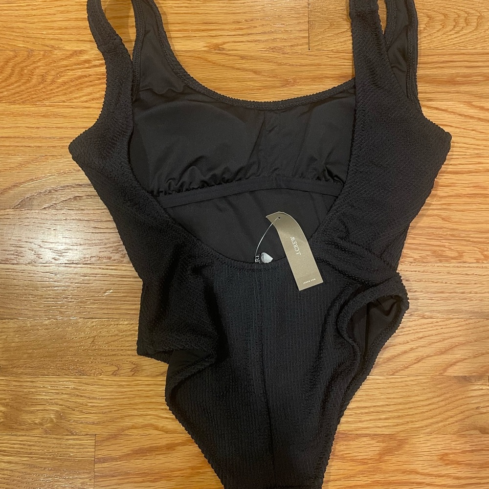 J. Crew Black One Piece Swimsuit - Brand New - Picture 2 of 6